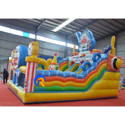Unisex Jogos infláveis para crianças Slide de chão para diversão ao ar livre