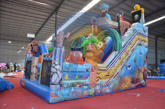 Unisex Jogos infláveis para crianças Slide de chão para diversão ao ar livre