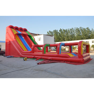 Verão Must-Have Slide de água inflável multicolor com piscina e zip line OEM aceitável