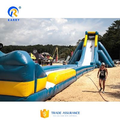 EN14960 Slide de água inflável para adultos certificado para aluguer de festas extra longo e durável