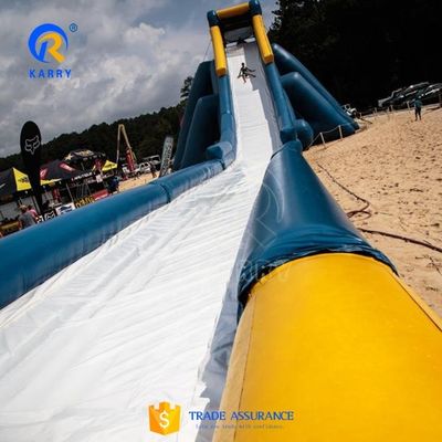 EN14960 Slide de água inflável para adultos certificado para aluguer de festas extra longo e durável