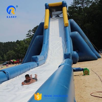 EN14960 Slide de água inflável para adultos certificado para aluguer de festas extra longo e durável