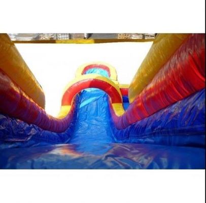 Campo de jogos ao ar livre Grandes escorregadeiras Parque de diversões usado Crianças Escorregadeira de água de PVC KR-GS610