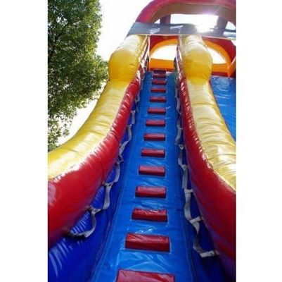 Campo de jogos ao ar livre Grandes escorregadeiras Parque de diversões usado Crianças Escorregadeira de água de PVC KR-GS610