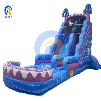 Jump Castle Bouncer para adultos Big Blue Jellyfish Magic Design 5 a 10 passageiros permitidos