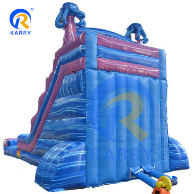 Jump Castle Bouncer para adultos Big Blue Jellyfish Magic Design 5 a 10 passageiros permitidos