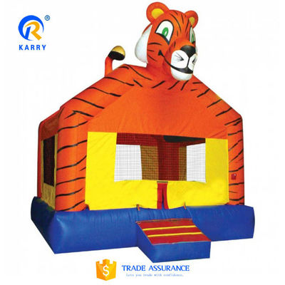 Castelo de cor personalizado Slide Combo Bouncy House inflável Castelo de tigre
