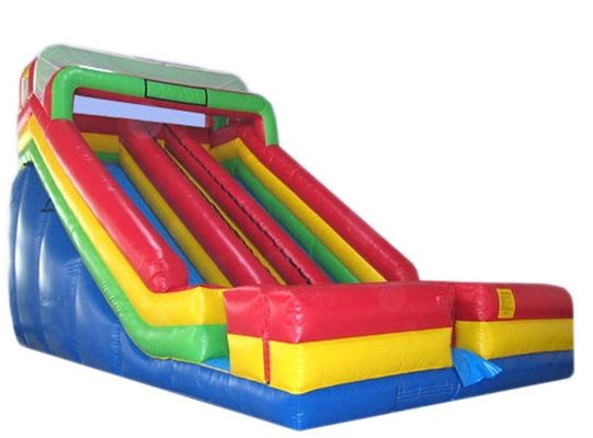Deslizamento de água tropical comercial inflável com piscina A melhor experiência divertida