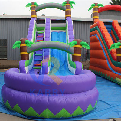 Ocasião especial Slide inflável para crianças 17FT H Slide de água inflável para shopping