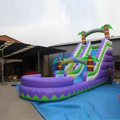 Ocasião especial Slide inflável para crianças 17FT H Slide de água inflável para shopping