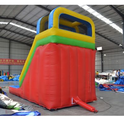Slide de castelo inflável combo de PVC grande slide de casa de salto comercial