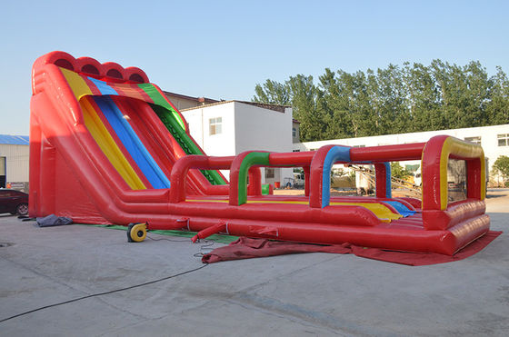 Desenho personalizado Temática tropical Slide de água inflável com piscina para crianças e adultos