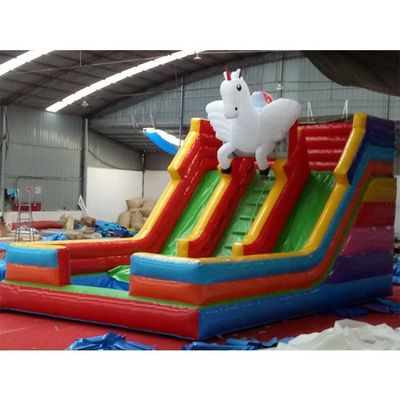 Desenho personalizado Temática tropical Slide de água inflável com piscina para crianças e adultos