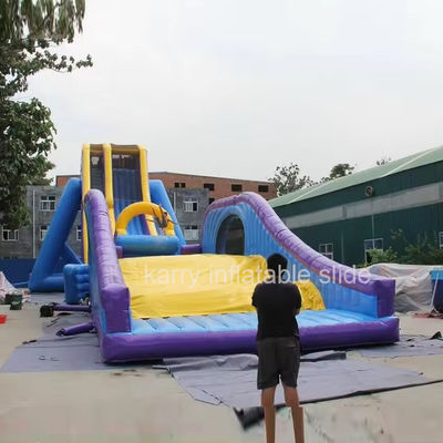 Large Inflatable Drop Kick Slide para Adultos Material de PVC Seleção personalizada