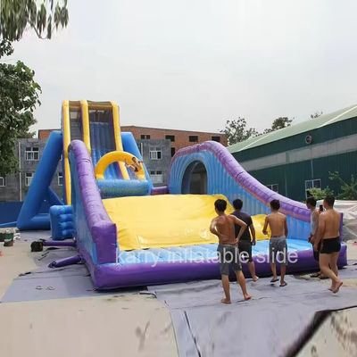 Large Inflatable Drop Kick Slide para Adultos Material de PVC Seleção personalizada