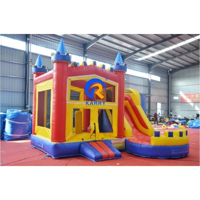 Crossover comercial Casa de salto colorida com escorrega e acessórios Reparação de sopradores CE