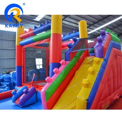 Kids Moon Inflatable Water Jumper Bouncer com acessórios de sopro de ar padrão CE