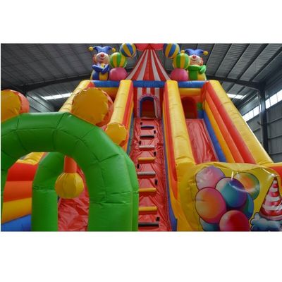 Outdoor Kids Party inflável Castelo salto com deslizamento inflável Sim Tamanhos opcionais