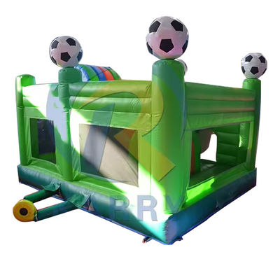 Logotipo personalizado Aceitável Parque de Trampolim Ar Inflavel para Parque de Jogos ao Ar Livre