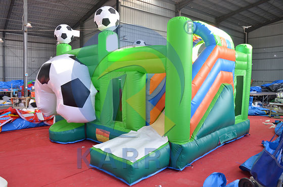 Logotipo personalizado Aceitável Parque de Trampolim Ar Inflavel para Parque de Jogos ao Ar Livre