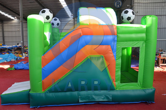 Logotipo personalizado Aceitável Parque de Trampolim Ar Inflavel para Parque de Jogos ao Ar Livre