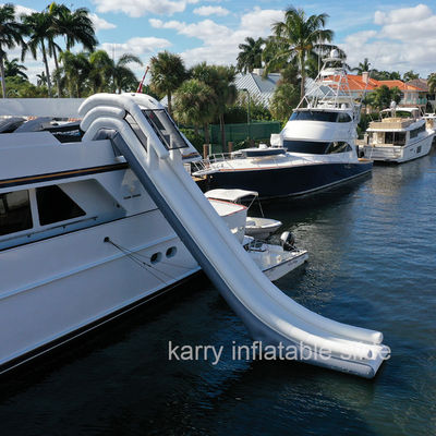 Indoor Outdoor Inflatable Play Water Slide com piscina O Ultimate Yacht Water Toy