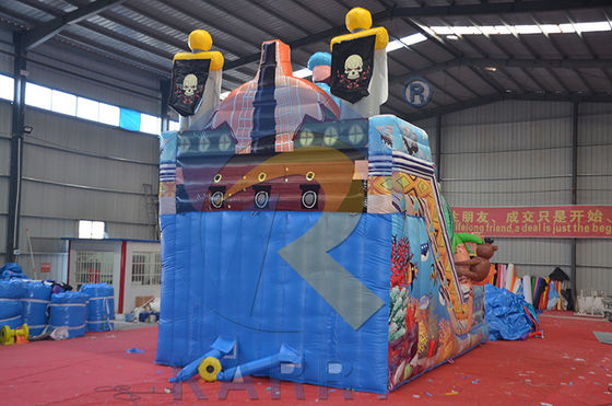 PVC comercial inflável Slide do castelo saltador Fun City Jumper para crianças e adultos