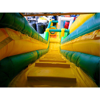 Slide de futebol comercial inflável Slide seco e molhado para brincar ao ar livre ou interior das crianças