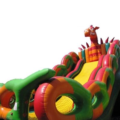 Piscina Flutuante Furacão Inflável Castelo Salto Slide Combo Tamanho Adulto Dinossauro Irado