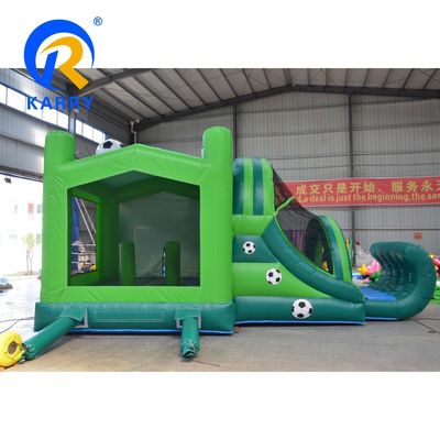 Combinado inflável para jogos de futebol para crianças Eventos Castelo Slide e Kit de Reparação