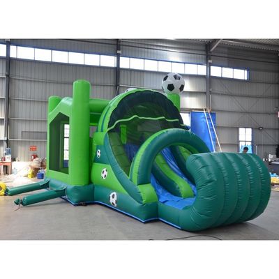 Combinado inflável para jogos de futebol para crianças Eventos Castelo Slide e Kit de Reparação