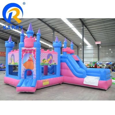 Princesa de festa de salto do castelo Moonwalk inflável para entretenimento ativo