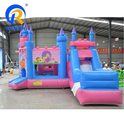 Princesa de festa de salto do castelo Moonwalk inflável para entretenimento ativo