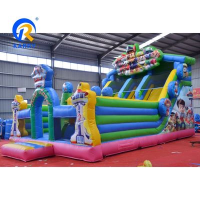 Blower e Kit de Reparação Incluído Patrulha de Cachorro Parque Temático Combo Castelo Bouncer inflável