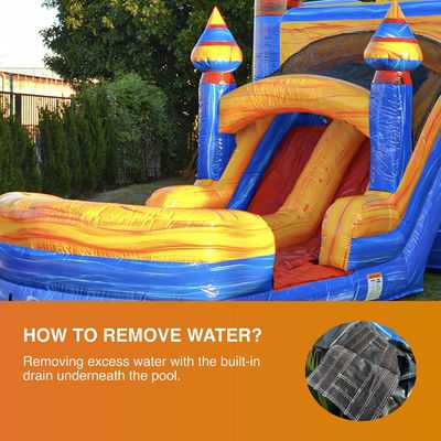 Commercial Grade Inflatable Jumpy Bounce com dois slides Blower Wet Dry Incluído Unisex
