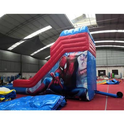 Platão PVC Tela Material Características Grande Homem-Aranha Inflável Bouncer Slide Seco
