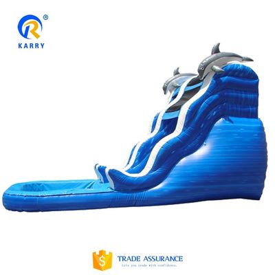 Bouncy Castle Water Slide Crocodile Creek Piscina de água inflável e Slide Jumping Castle