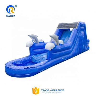 Bouncy Castle Water Slide Crocodile Creek Piscina de água inflável e Slide Jumping Castle