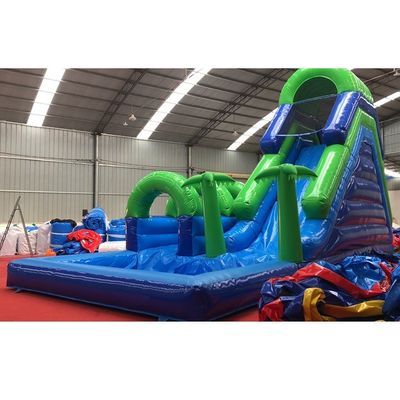 5*11*6m Deslizador de água inflável Combo com piscina e escada