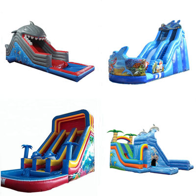 5*11*6m Deslizador de água inflável Combo com piscina e escada
