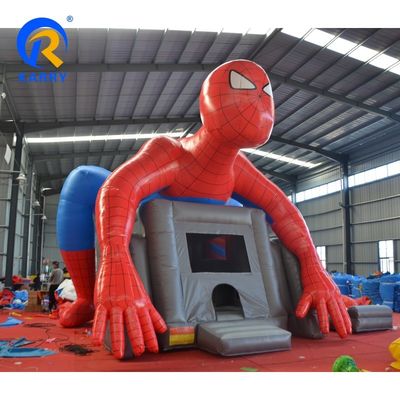 14 Anos de Homem-Aranha, Guarda-sol inflável, Castelo de salto com escorrega de água.