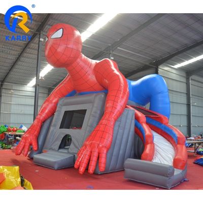14 Anos de Homem-Aranha, Guarda-sol inflável, Castelo de salto com escorrega de água.