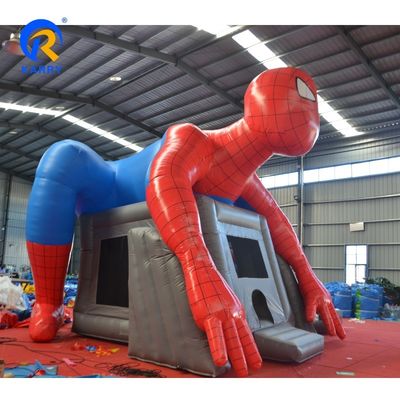 14 Anos de Homem-Aranha, Guarda-sol inflável, Castelo de salto com escorrega de água.