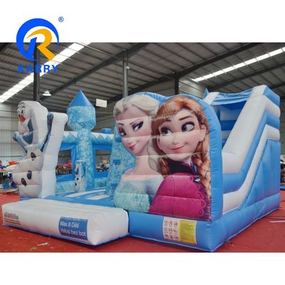 Jumping Castle Adventure Commercial Inflatable Frozen Bouncy House para alugar