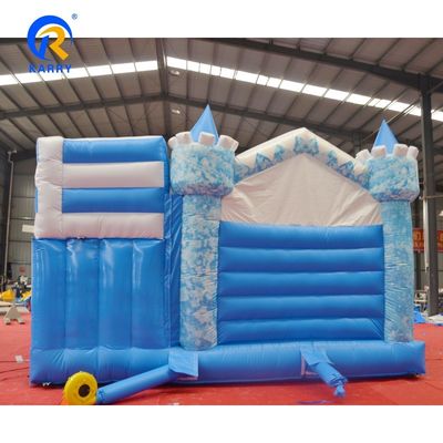Unisex Kids Frozen Inflatable Bounce House com Slide Combo Repair Kits Incluído