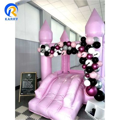 Gênero Unisexo Portátil Casamento Personalizado Rosa Inflável Bounce Castle Bouncer Toddler