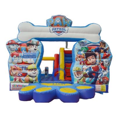 Bouncer inflável unisex com desenho de slide Cartoon Kids Inflatable Combo Bouncer