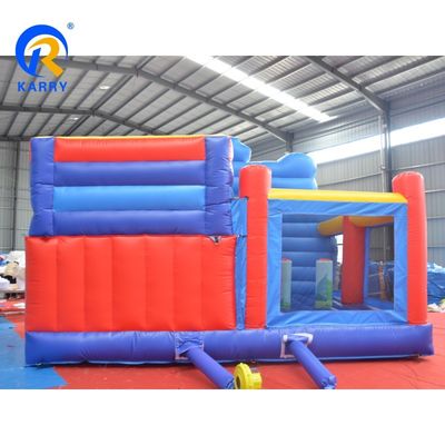 Bouncer inflável unisex com desenho de slide Cartoon Kids Inflatable Combo Bouncer