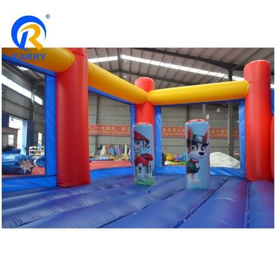 Bouncer inflável unisex com desenho de slide Cartoon Kids Inflatable Combo Bouncer