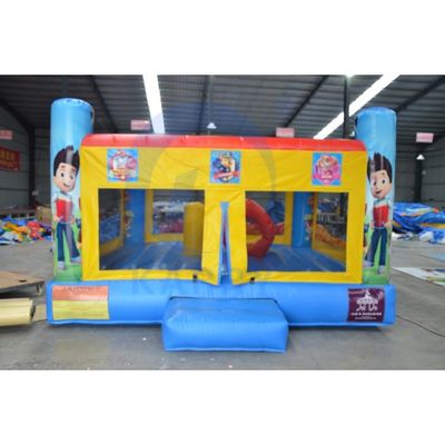PORTABLE PVC Jogos infláveis Trampolim de salto para crianças Castelo de salto com escorregas
